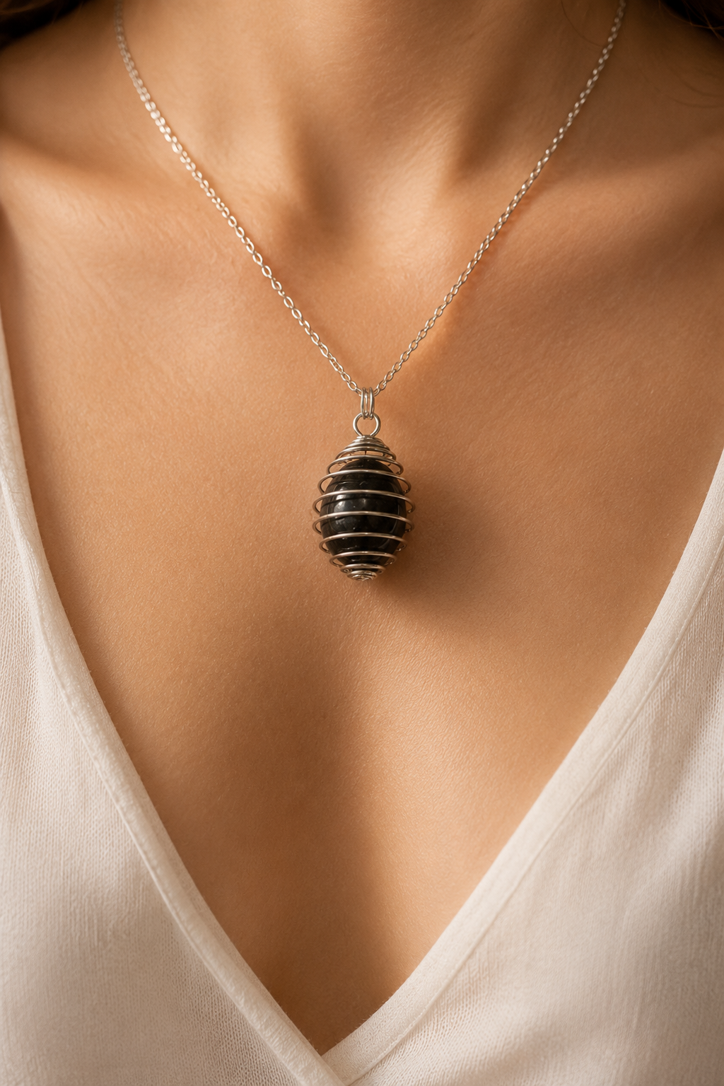 Black Tourmaline Necklace