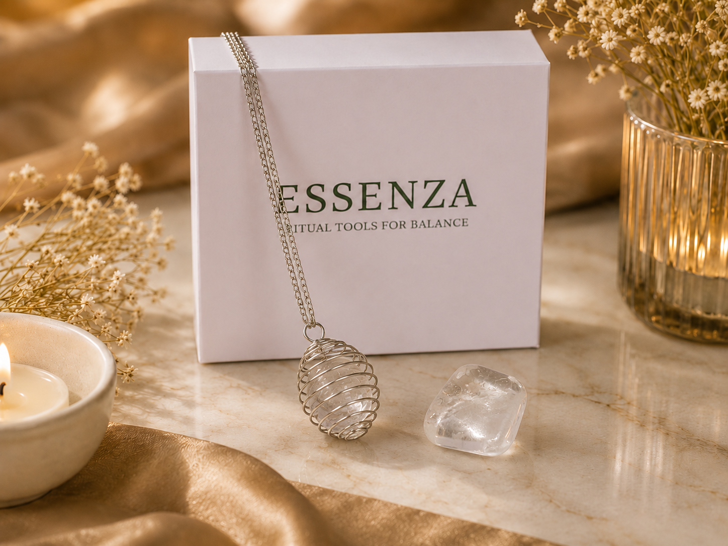 Ice Quartz Necklace