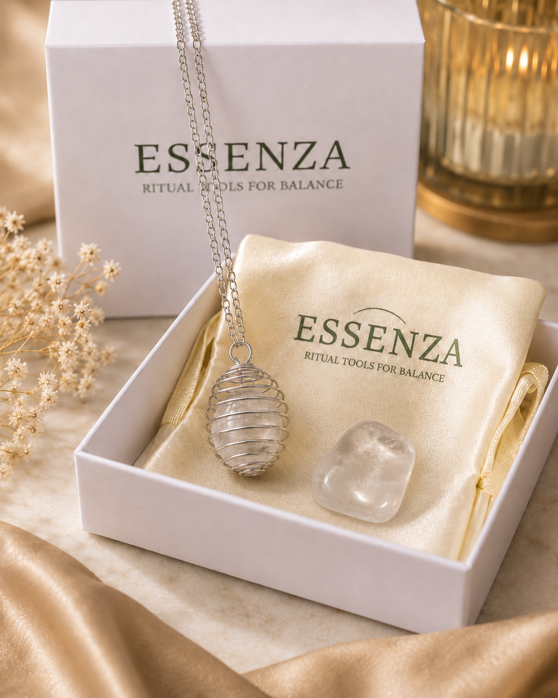 Ice Quartz Necklace